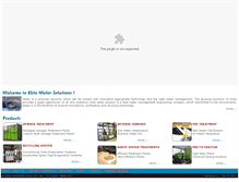 Tablet Screenshot of elitewatersolutions.com